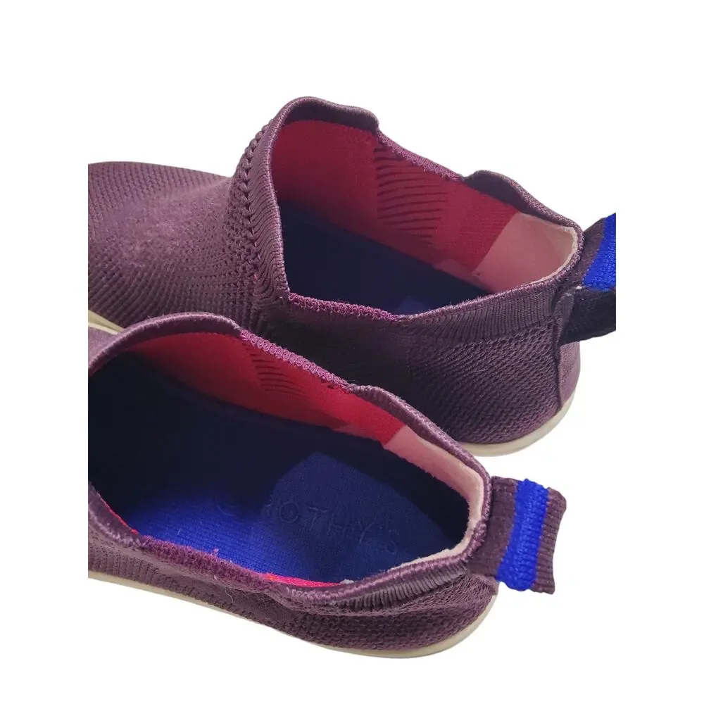 Rothy's Women's Sz 10.5 Berry Purple Chelsea High Top Slip On Sneakers